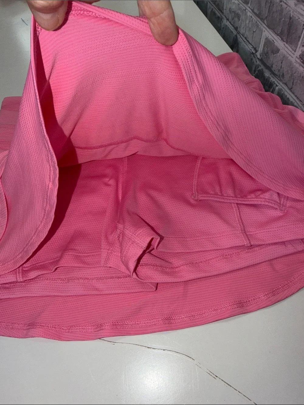 Athleta Girl Pink Layered Skort